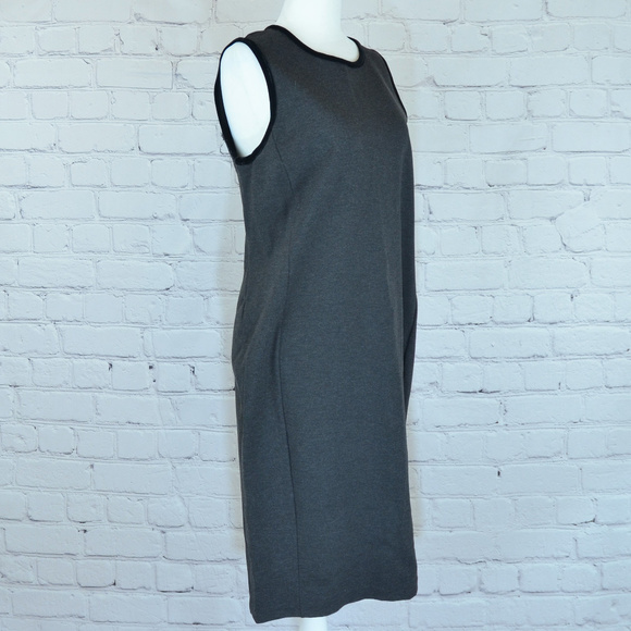 NWT LAUREN Timeless Velvet Trim Sleeveless Sheath - Picture 6 of 9